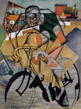 At The Cycle-race Track (au Vélodrome), 1912 Artwork by Jean Metzinger
