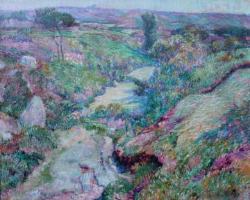 La Vallee De La Trambouze Artwork by Abel George Warshawsky