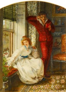 The Book Of Sonnets Artwork by Sir Edward John Poynter