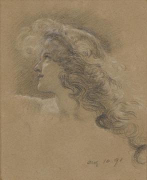 Study For The Cave Of The Storm Nymphs Artwork by Sir Edward John Poynter