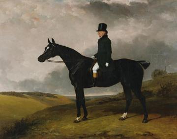 Daniel Haigh, Master Of The Old Surrey And Burstow Hunt On His Horse Kitten Artwork by Abraham Cooper