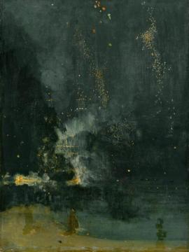 Nocturne In Black And Gold - The Falling Rocket, 1875 Artwork by James Abbott McNeill Whistler
