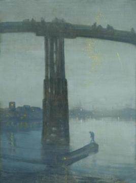 Nocturne, Blue And Gold - Old Battersea Bridge, C.1872-5 Artwork by James Abbott McNeill Whistler