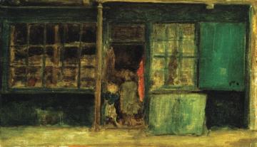 Carlyle's Sweetstuff Shop, C.1887 Artwork by James Abbott McNeill Whistler