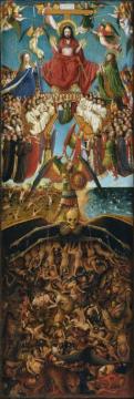 The Crucifixion - The Last Judgment (right Panel Of Diptych) Artwork by Jan van Eyck