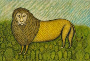 Lion, 1939 Artwork by Morris Hirshfield