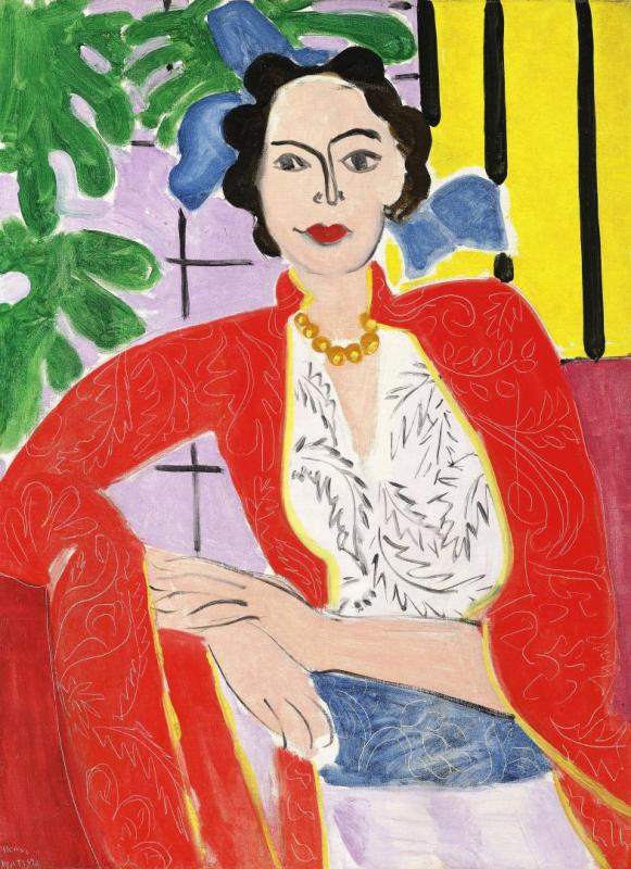 The Amber Necklace, 1937 Artwork by Henri Matisse