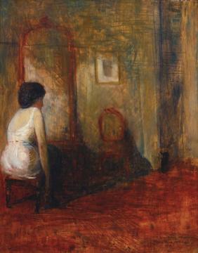 Nude In An Interior Artwork by Guy Pene Du Bois