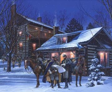 Headquarters At Narrow Passage Artwork by John Paul Strain