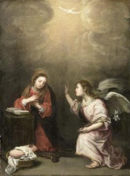 The Annunciation Artwork by Bartolomé Esteban Murillo
