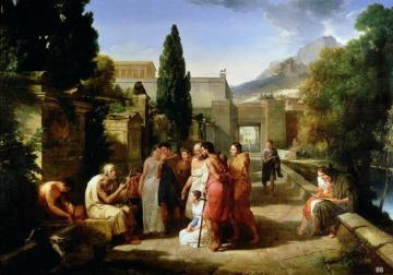 Homer Singing His Iliad At The Gate Of Athens Artwork by Guillaume Guillon-Lethiere