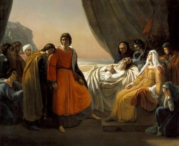 The Death Of Saint Louis Artwork by Ary Scheffer