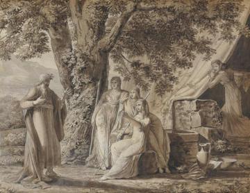 The Angels Appearing To Abraham Artwork by Louis Gauffier