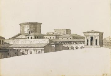 Views Of Rome I Artwork by Louis Gauffier