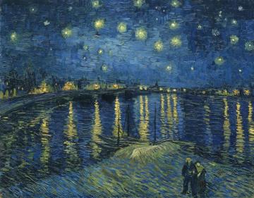 La Nuit Etoilee, Arles,1888 Artwork by Vincent Van Gogh