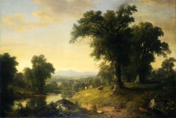 A Pastoral Scene, 1858 Artwork by Asher B. Durand
