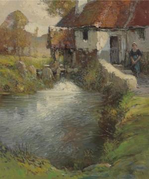 The Mill Artwork by Georges Ames Aldrich