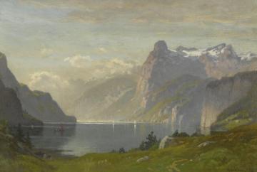 Morning, Lake Lucerne Artwork by John Joseph Enneking