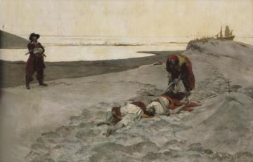 Dead Men Tell No Tales Artwork by Howard Pyle