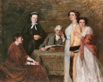 The Inmates Of My House, 1915 Artwork by Therese Schwartze