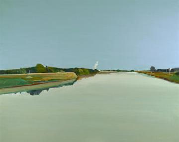 Sacramento River, 1981 Artwork by Gregory Kondos