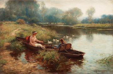 Backwater On The Ouse Artwork by William Kay Blacklock