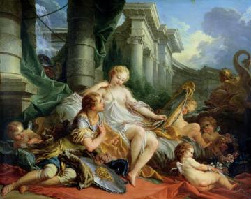 Rinaldo And Armida, 1733 Artwork by Francois Boucher