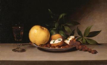 Still Life With Fruit, Cakes And Wine Artwork by Raphaelle Peale