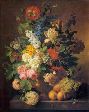 Flower Still Life, 1811 Artwork by Jan Frans van Dael