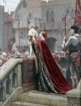 A Little Prince Likely In Time To Bless A Royal Throne Artwork by Edmund Blair Leighton
