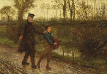 The Wayfarers Artwork by Frederick Walker
