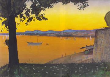 Oslo From Akershus, C. 1900 Artwork by Harald Oskar Sohlberg