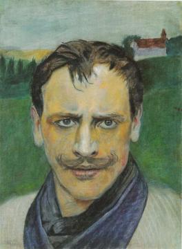Self Portrait Of Harald Sohlberg Artwork by Harald Oskar Sohlberg