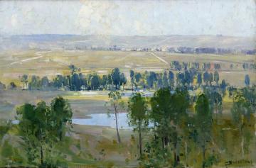 The Somme Valley Artwork by Sir Arthur Streeton