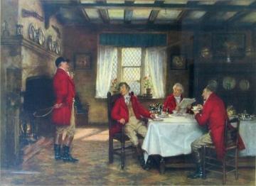 The Hunt Breakfast Artwork by Frank Moss Bennett