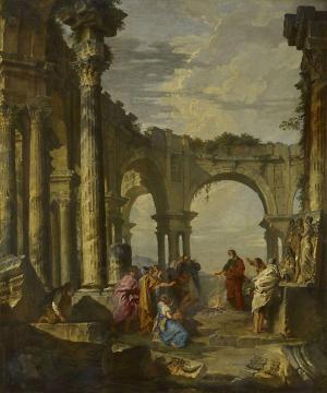 Saint Paul In Malta,1731 Artwork by Giovanni Paolo Pannini