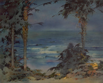 Along The Beach Artwork by Alice Ravenel Huger Smith