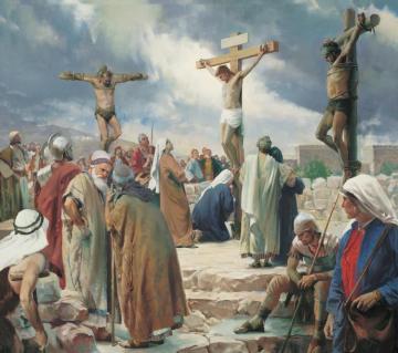 The Crucifixion Artwork by Harry Anderson