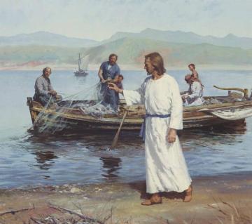 Christ Gathers His Apostles Artwork by Harry Anderson