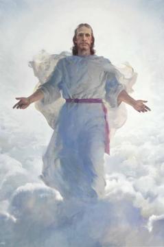Resurrected Christ (second Coming Detail) Artwork by Harry Anderson