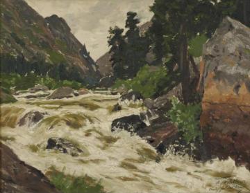 A Sketch Artwork by Charles Partridge Adams