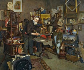 The Old Curiosity Shop Artwork by Charles Spencelayh