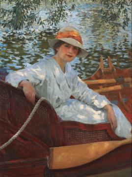 A Summer's Row Artwork by William Henry Margetson