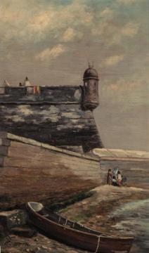 Watch Tower, Fort Marion, St. Augustine Artwork by Frank Henry Shapleigh