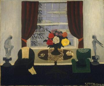 Victorian Parlor (also Known As Victorian Interior I), 1945 Artwork by Horace Pippin