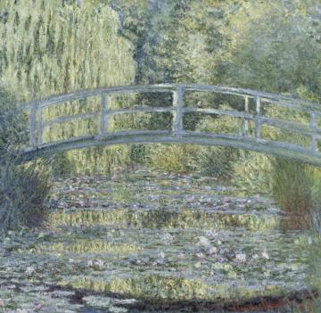 Le Bassin Aux Nympheas - Harmonie Verte Artwork by Claude Oscar Monet