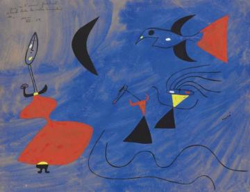 Sans Titre, 1939 Artwork by Joan Miró