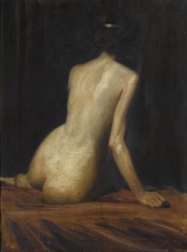Study Of A Nude - Recruit To The Harem Artwork by Albert Henry Collings