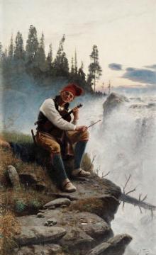 Jamtlands Sagen (fairytale From The North Of Sweden) Artwork by Johan Tiren