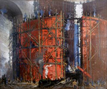 Gates Of Pedro Miguel, 1913 Artwork by Jonas Lie